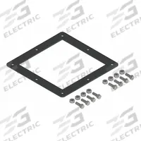 Wireway Gasket and Screws: 6 in Wd, 6 in Ht, 6 in Lg, Steel (MPN F66WG). Key specifications — Brand: HOFFMAN; With Knockouts: No.