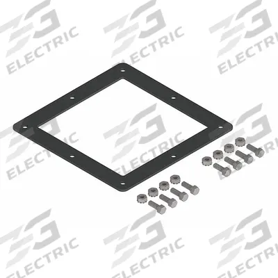 HOFFMAN Wireway Gasket and Screws: 6 in Wd, 6 in Ht, 6 in Lg - Gaskets & Sealing Plates for Dust-Tight Wireways