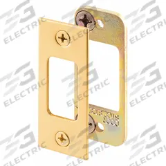DEFENDER SECURITY Door Strike Plate: Deadbolt, 2 3/4 in Lg, 1 1/8 in Wd, Brass (MPN E 2479). Key specifications — Product Type: Door Strike Plate; Brand: DEFENDER SECURITY.