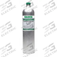 HONEYWELL Calibration Gas: Nitrogen, +/-10% Accuracy, HCN, Calibration Gas, 58 L Cylinder Capacity (MPN 600-0057-000). Key specifications — For Use With: Gas Detection Instruments; Background Gas: Nitrogen; Brand: HONEYWELL; CGA Number: CGA 600; Gas Mixture: Hydrogen Cyanide 10 ppm.