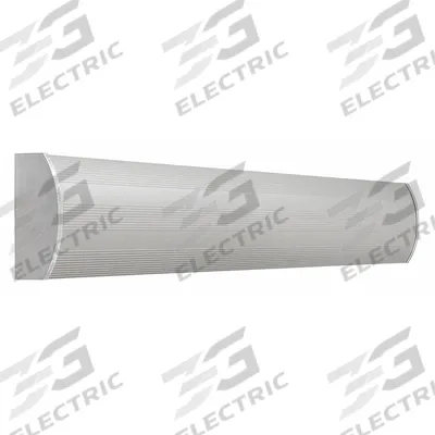 COLUMBIA LIGHTING Surface Mount Fixture: 4 ft Lg, 3,261 lm, 4000K, 43 W, 120/277V AC - LED Wall-Mounted Lights