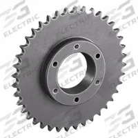 TSUBAKI Sprocket: For 40 Chain, 40 Teeth, 6.373 in Pitch Dia, 6.65 in Outside Dia, Steel (MPN 40SDS40). Key specifications — Brand: TSUBAKI; Required Bushing Series: SDS.
