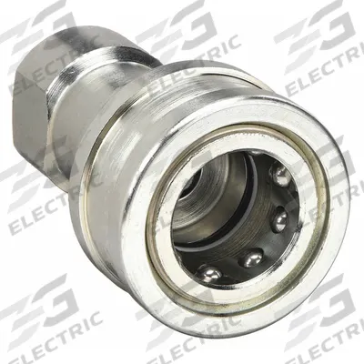 AEROQUIP Hydraulic Quick Connect Hose Coupling: 5/8 in Coupling Size, Steel - ISO B Series Hydraulic Quick-Connect Coupling Bodies