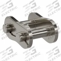 TSUBAKI Connecting Link: For Nickel-Plated Steel Roller Chains, 50, Single Strand, Steel, 5 PK (MPN 50NP C/L). Key specifications — Link Type: Connecting; Brand: TSUBAKI.