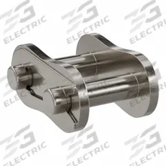 TSUBAKI Connecting Link: For Nickel-Plated Steel Roller Chains, 50, Single Strand, Steel, 5 PK (MPN 50NP C/L). Key specifications — Link Type: Connecting; Brand: TSUBAKI.