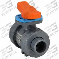 HAYWARD FLOW CONTROL Manual Two-Way Ball Valve: 3/4 in, PVC, Straight, 250 psi Max. Pressure (CWP) (MPN TBH1075ASTE0000). Key specifications — attr1008170: HAYWARD FLOW CONTROL; attr1017899: Locking Tee.