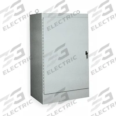 WIEGMANN Enclosure: Steel, 90 in x 36 in x 24 in, NEMA 12, Solid Cover - Steel Dust-Tight Enclosures