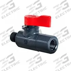 ASAHI Manual Two-Way Ball Valve: 1/4 in, PVC, Straight, MNPT x FNPT, 150 psi Max. Pressure (CWP) (MPN 1080002). Key specifications — Brand: ASAHI; Handle: Lever.