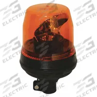 ECCO Rotating Beacon: Rotating Beacon, Amber, 5 11/16 in Overall Ht, LED, 12-24V DC (MPN EB7810A). Key specifications — Operating Voltage: 12-24V DC; Number of Flash Patterns: 1; Includes: Mounting Hardware; Electrical Connection: Blunt Cut Wires; Brand: ECCO; Shape: Round; Lighting SAE Class Rating: SAE Class 1.