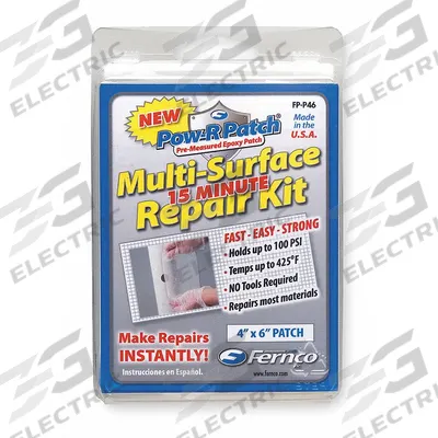 FERNCO Pipe Repair Kit: Fiberglass, 6 in W x 4 in L Patch Size - Repair Kits for Tube & Pipe