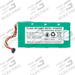 FLUKE Battery Pack: Batteries & Battery Packs, Battery Pack, Fluke 43/Fluke 43B, 4.8 V Volt, BP120MH. Key specifications — Manufacturer Part Number: BP120MH; Brand: FLUKE; Compatible Product Type: ScopeMeter Test Tools; Compatible with Manufacturer Model Number: Fluke 43B; Product Type: Battery Pack.