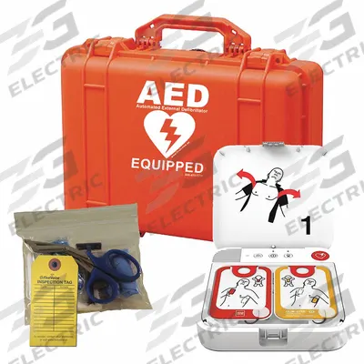 STRYKER PHYSIO-CONTROL AED Value Package: LIFEPAK CR2, Rugged Case, Auto Mode - Physio Control AEDs