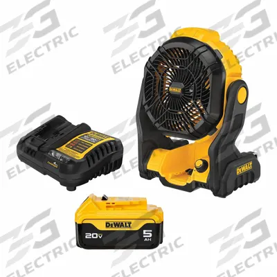 DEWALT Jobsite Fan: 20V MAX*, 11 in Blade Dia., Continuous Speed - DEWALT Jobsite Fans