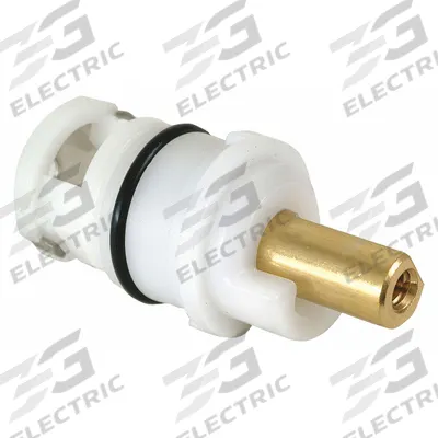 EZ-FLO Cartridge: Use with Hot/Cold Water, Brass/Stainless Steel - Disc Faucet Cartridges