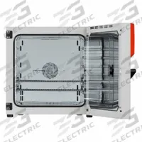 BINDER Incubator: Forced Air, 4.03 cu ft Capacity, 23 3/4 in x 28 in x 29 1/4 in, Digital, 2 Shelves (MPN 9010-0316). Key specifications — Refrigerated: Non-Refrigerated; Minimum Temperature Setting: 8 °C; Temperature Accuracy Tolerance: 0.1 %; Temperature Uniformity: 1.6 +/- K @ 100 °C; Manufacturer Part Number: 9010-0316; Brand: BINDER; Display Type: Digital; Voltage: 120V AC.