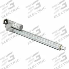 DUFF-NORTON Linear Actuator: LT, 27 lbf Rated Load, 11.8 in Stroke, 12V DC, IP66 (MPN LT25-1-300P). Key specifications — Nut Material: Plastic; Position Feedback Option: Potentiometer.