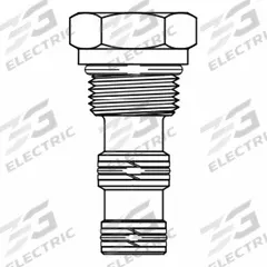 BUCHER HYDRAULICS Hydraulic Cavity Plugs: Zinc-Coated Steel, Three-Way, 1_2_3 Blocks Ports, Buna-N (MPN CPLG-08-N-25-012). Key specifications — attr1012059: CPLG-08-N-25-012; attr1011660: Buna-N; attr1011634: Zinc-Coated Steel; attr1011635: BUCHER HYDRAULICS; attr1203796: 3/4''-16.