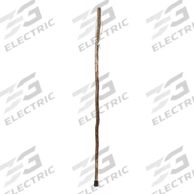 BRAZOS WALKING STICKS Walking Stick: Walking Stick, Std, Single, Wood, Rubber Bottom Tip
