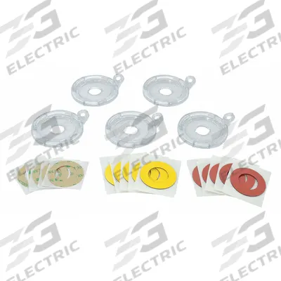 BRADY Push Button Lockout Base: For 0.63 in Max Button Dia, Clear, 0.3 in x 2.5 in x 2.5 in - Bases for Removable-Cover Push-Button Lockouts