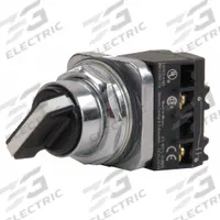 SIEMENS Selector Switch: 30 mm Panel Mounting Size, 2 Positions, Short Lever, 1NO, Metallic (MPN 52SA2AABK1). Key specifications — AC Contact Rating: 10 A @ 600 V; Action: Maintained/Maintained; Cam: A; DC Contact Rating: 5 A @ 600 V; Hazardous Location Specification: Not Rated; Operator Head Material: Plastic; Operator Head Type: Short-Handled Knob; Operator Illumination: Non-Illuminated.