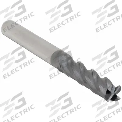 APPROVED VENDOR Square End Mill: Carbide, AlTiN Coated, 4 Flute, 1/8" Mill Dia, 3/4" LOC - General Purpose Carbide Square End Mills