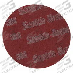 SCOTCH-BRITE Hook-and-Loop Surface Conditioning Disc: 5 in Dia, Aluminum Oxide, Very Fine, 100 PK (MPN 7100074464). Key specifications — Brand: SCOTCH-BRITE; Series: 7447 PRO.