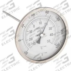 APPROVED VENDOR Dial Thermometer: -20°F to 120°F /-30°C to 50°C, ±1% Accuracy, 9 in Stem Lg (MPN 1NGF1). Key specifications — Accuracy: ±1 %; Brand: APPROVED VENDOR.