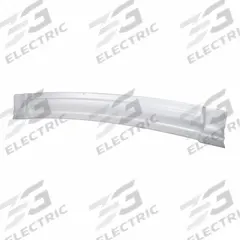 WEATHER GUARD Van Partition: Solid Panel, White, Composite Plastic, 8 7/32 in Overall Ht, High Roof (MPN 96320-3-01). Key specifications — Color: White; Compatible Roof Type: High Roof; Brand: WEATHER GUARD; Compatible Make/Model: Ford Transit; Compatible Vehicle Type: Full-Size Vans.