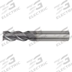 WIDIA HANITA Square End Mill: Carbide, AlTiN Coated, 3 Flute, 2 mm Mill Dia, 3 mm LOC, 50 mm OAL (MPN 450302001T)