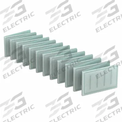 GRAINGER Link Air Filter: 20 in x 25 in x 1 in, 25 in Section Wd, 24 Sections, 2 Ply - MERV 8 Link Air Filters