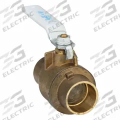 APOLLO Manual Two-Way Ball Valve: 1 1/2 in, Brass, Straight, Sweat x Sweat, Full Port Ball Port (MPN 77FLF20701). Key specifications — Brand: APOLLO; Handle: Lever.