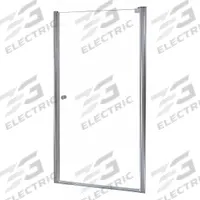 FOREMOST Shower Door: 22 1/2 in Min. Door Wd, 24 1/2 in Max. Door Wd, 72 in Overall Ht, Frameless (MPN CVSW2572-CL-BN). Key specifications — Brand: FOREMOST; Door Frame Finish: Brushed Nickel.