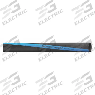 CONTINENTAL Water Suction and Discharge Hose: 1 1/2 in Hose Inside Dia., 150 psi, Black - EPDM Bulk Water Suction & Discharge Hoses with Spiral-Plied Synthetic Fabric Reinforcement