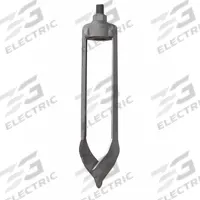 AMS Open-Face Auger Head: Carbon Steel, 5/8 in Connection Size, 2 1/2 in Overall Dia, Threaded (MPN 400.55). Key specifications — Connection Type: Threaded; Brand: AMS; Product Type: Open-Face; Material: Carbon Steel.