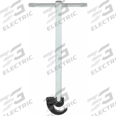 RIDGID Basin Nut Wrench: Alloy Steel, 10 in, 90° Flex Range of Motion - Basin Wrenches