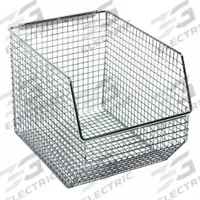 QUANTUM STORAGE SYSTEMS Hang and Stack Bin: 8 in x 10 1/2 in x 7 in, Silver, Dividers Not Included (MPN QMB539C). Key specifications — Electrostatic Discharge: Not Electrostatic Discharge Conductive; Brand: QUANTUM STORAGE SYSTEMS; % Recycled Content: 0%.