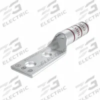 Compression Lug: For 2 AWG, Stranded Wire, 1/4 in Stud Size, Long, Copper Barrel (MPN YAZV2C2TC14FX). Key specifications — Inspection Hole: Yes; For Wire Type: Stranded; For Wire Sizes: 2 AWG; Brand: BURNDY; Manufacturer Part Number: YAZV2C2TC14FX.