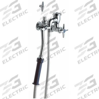 CHICAGO FAUCETS Bedpan Washers: Bed Pan Cleaners, 1 1/2 in Spud Connection Size