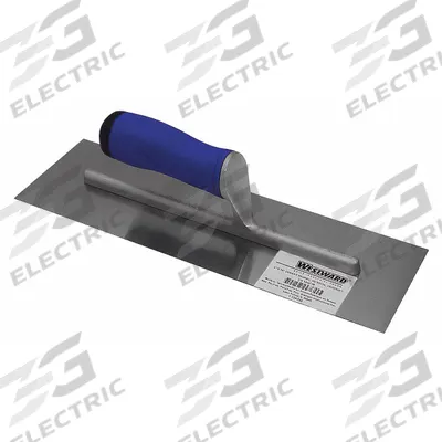 WESTWARD Square-End Finishing Trowel: Blade Material Carbon Steel, Blade Shape Square - Square-End Finishing Trowels