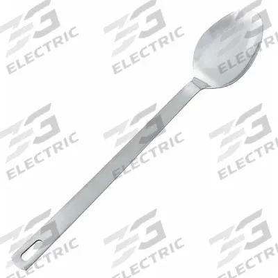 CRESTWARE Basting Spoon: 11 in Overall Lg, Silver - Serving Spoons