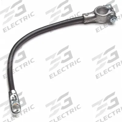 GROTE Battery Cable: Top Post Cable, 4 ga Wire Size, 60 in Overall Lg, Black - Top Start Cables
