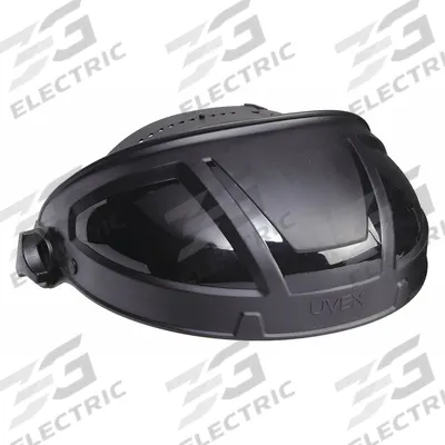 UVEX BY PIP Face Shield Frame: Nylon, Black - Honeywell Uvex Crowns for Stand-Alone Face Shields