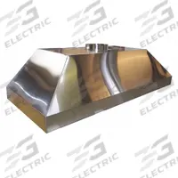 HEMCO Fume Hood: Stainless Steel, Vapor Proof, 30 in Overall Dp, 4 ft Overall Wd, Chrome Plated (MPN 23140). Key specifications — Brand: HEMCO; Lighting Type: Vapor Proof; Blower Included: No; For Use With: Water Baths; Housing Finish: Chrome Plated.