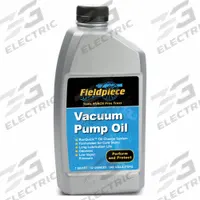 FIELDPIECE Refrigerant Evacuation Pump Oil: ISO-32, 1 qt Container Size, Bottle (MPN OIL32). Key specifications — Color: Orange; Brand: FIELDPIECE; ISO Viscosity Grade: ISO-32.