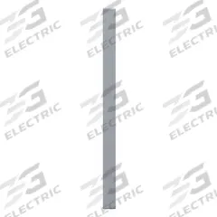 ASI GLOBAL Partition Column: Plastic Polymer, Pebble, Gray, 82 in Ht, 5 in Wd, 1 in Thick (MPN 40-90870553-9200). Key specifications — Inner Core Type: Polymer; Brand: ASI GLOBAL PARTITIONS; Color: Gray; Finish/Texture: Pebble.