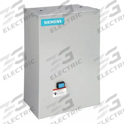 SIEMENS NEMA Magnetic Motor Starter: Non-Reversing, 3 Poles, NEMA Size 3, 90 A - Enclosed Non-Reversing Starters with Electronic Overloads