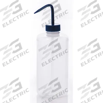 APPROVED VENDOR Wash Bottle: 1 L, No Imprinting, Blue, Narrow, Std Spout Spout - Narrow Mouthed Standard Spout Wash Bottles