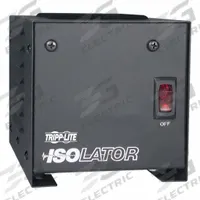 TRIPP LITE Isolation Transformer: 250 W Power Rating, 120V, 120V AC, 5-15P, 5-15R, 2 Outlets (MPN IS-250). Key specifications — NEMA Receptacle Configuration: 5-15R; Input Voltage: 120V; Output Voltage: 120V AC; Brand: TRIPP LITE.