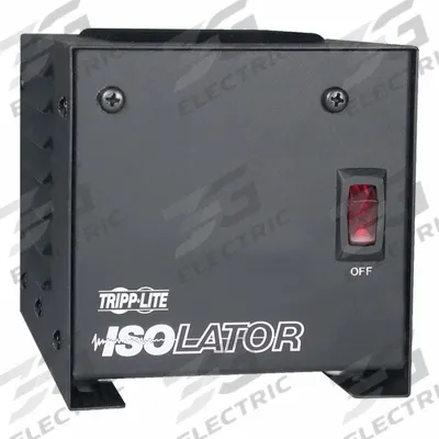 TRIPP LITE Isolation Transformer: 250 W Power Rating, 120V, 120V AC, 5-15P, 5-15R - Standard Isolation Transformers