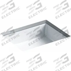 KOHLER Bathroom Sink: White, Vitreous China, 19 7/8 in Overall Lg, 15 5/8 in Overall Wd, Verticyl® (MPN K-2882-0). Key specifications — Includes: Basin Clamps; Brand: KOHLER; Color: White; Sink Material: Vitreous China.